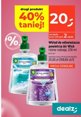 Wkład do odświeżacza powietrza Air Wick różne rodzaje promocja w Dealz