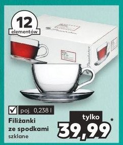 Komplet filiżanek ze spodkami promocja