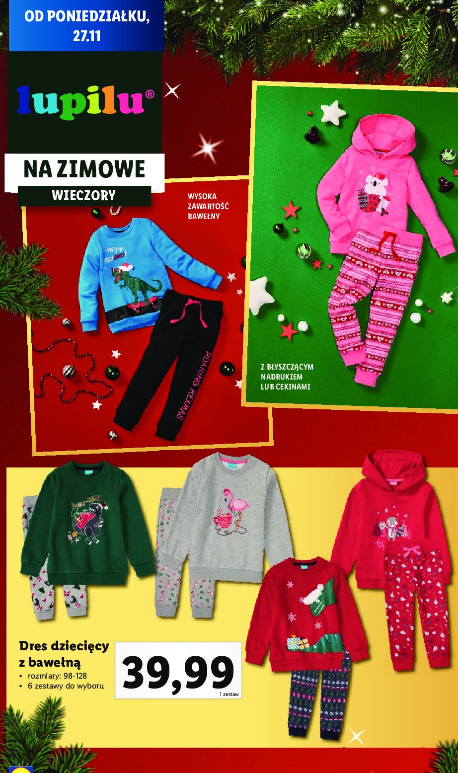 Dres dzieci臋cy 98-128 Lupilu promocja