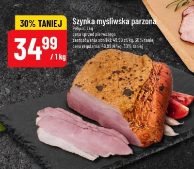 Szynka myśliwska parzona promocja w POLOmarket