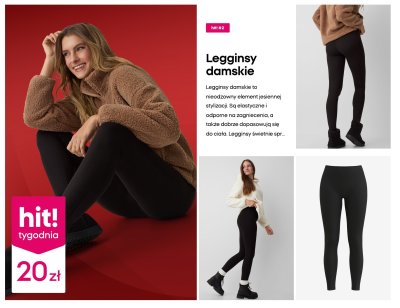 Legginsy damskie Pepco promocja