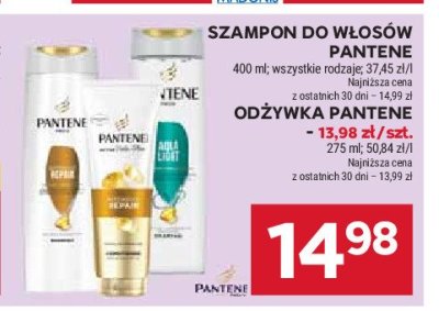 Szampon intensive repair Pantene pro-v promocja