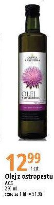Olej z ostropestu OLIWA KASZUBSKA promocja
