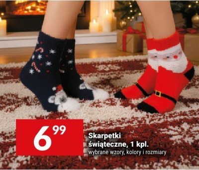 Skarpetki świąteczne, 1 kpl. promocja w Twój Market