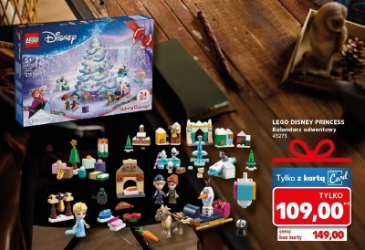 Kalendarz adwentowy LEGO DISNEY PRINCESS 43273 promocja w Kaufland