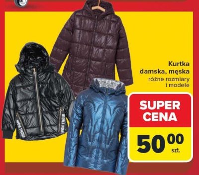 Kurtka damska, męska różne rozmiary i modele promocja w Carrefour