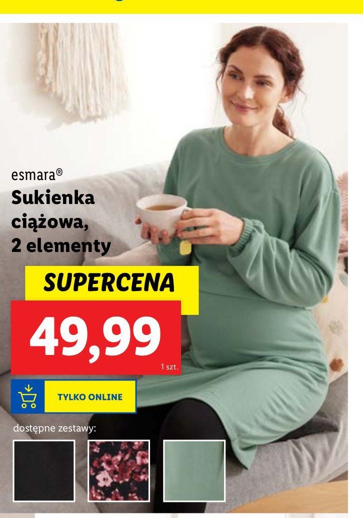 Sukienka ciążowa Esmara promocja