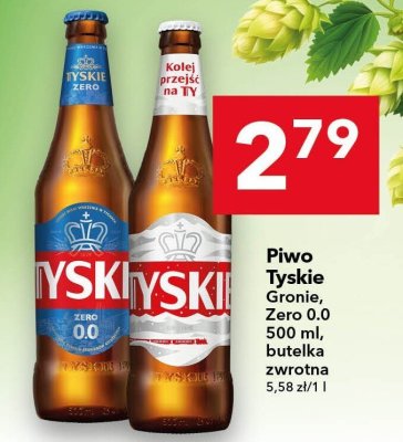 Piwo Tyskie Zero 0,0% promocja w LEWIATAN