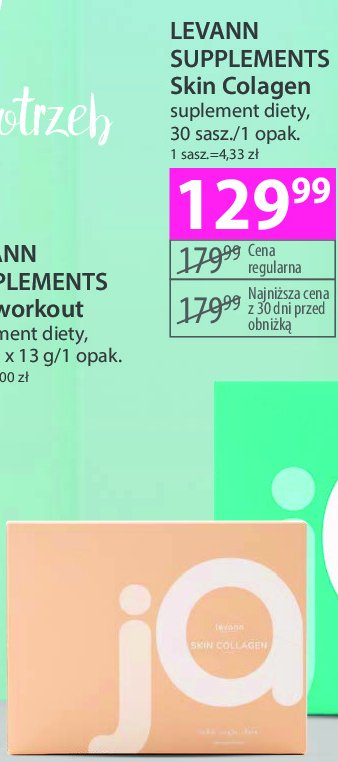 Suplement skin colagen LEVANN promocja