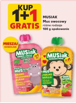 Mus owocowy różne rodzaje promocja w Kaufland