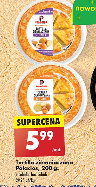 Tortilla ziemniaczana bez cebuli PALACIOS promocja