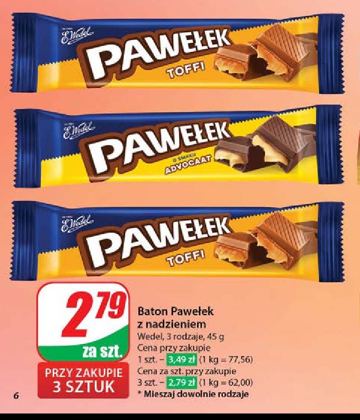 Baton toffi Wedel promocja