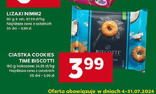 Ciastka kokosowe promocja