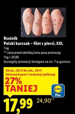 Polski kurczak - filet z piersi, XXL promocja w Lidl