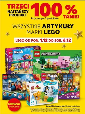 Wszystkie artykuły marki LEGO TRZECI -100% promocja w Kaufland