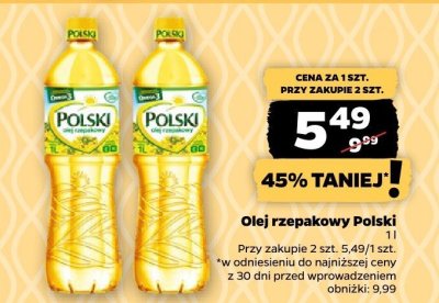 Olej promocja w Netto