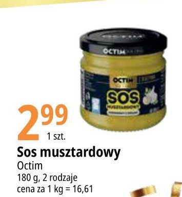 Sos musztardowy czosnkowy z zio艂ami Octim promocja