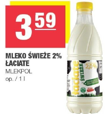 Mleko świeże 2% Auchan promocja w SPAR