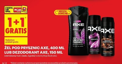 Żel pod prysznic AXE, 400 ml promocja w Biedronka