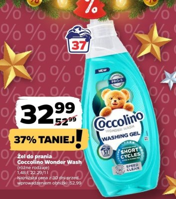 Żel do prania Coccolino Wonder Wash promocja w Netto