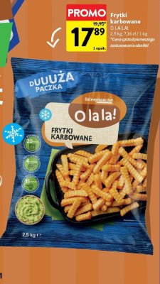 Frytki karbowane promocja w Intermarche