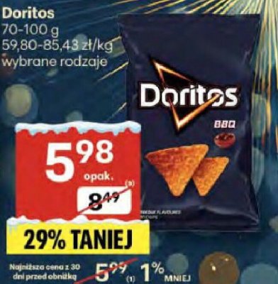 Doritos - wybrane rodzaje promocja w Delikatesy Centrum