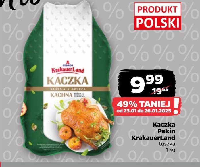 Kaczka pekin Cedrob promocja