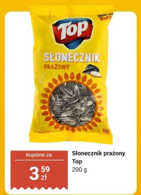 Słonecznik prażony promocja w Biedronka