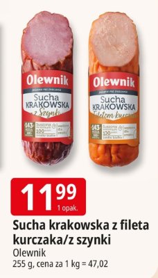 Sucha krakowska z fileta kurczaka promocja w Leclerc