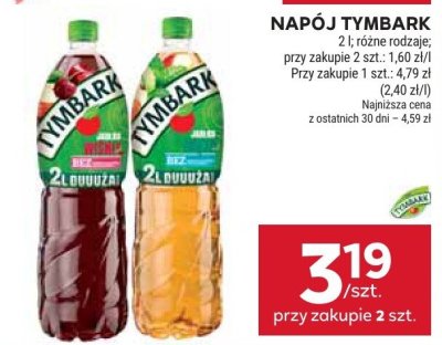 Napój Tymbark 2 l różne rodzaje promocja w Stokrotka