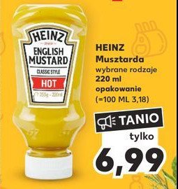 Musztarda hot Heinz promocja