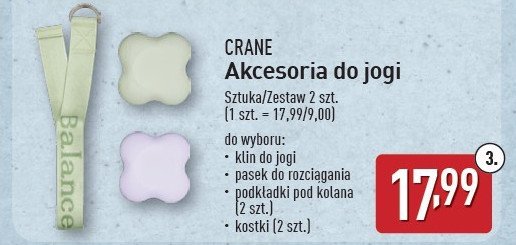 Pasek do pilatesu CRANE promocja w Aldi