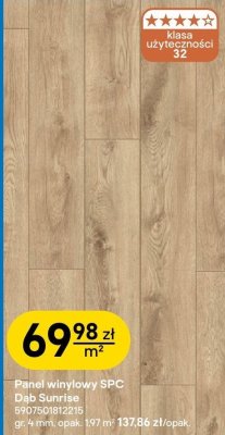 Panel winylowy SPC Dąb Sunrise promocja w Castorama