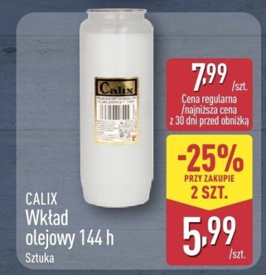 Wkład olejowy 144 h promocja w Aldi