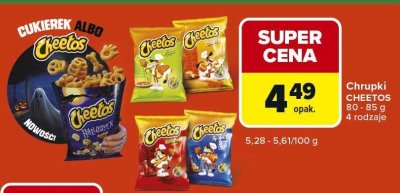 Chrupki Cheetos 80-85g promocja w Carrefour Express