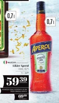 Likier Aperol 0,7l promocja w POLOmarket