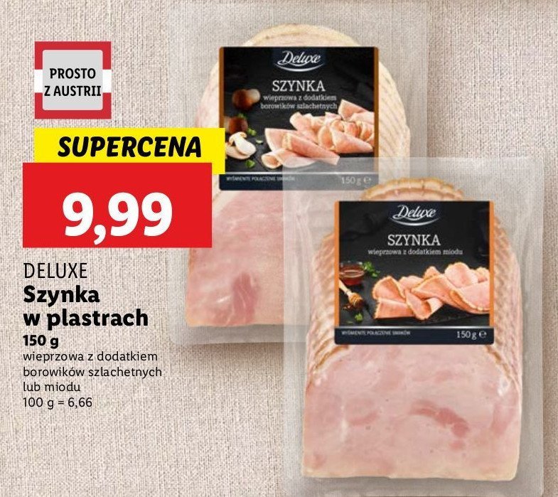 Szynka wieprzowa z miodem Deluxe promocja