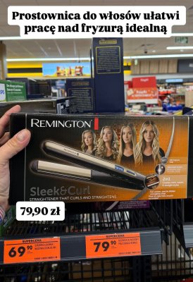 Prostownica do włosów Sleek&Curl 2in1 promocja w Biedronka