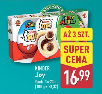 Jajko z niespodzianką super mario Kinder joy promocja