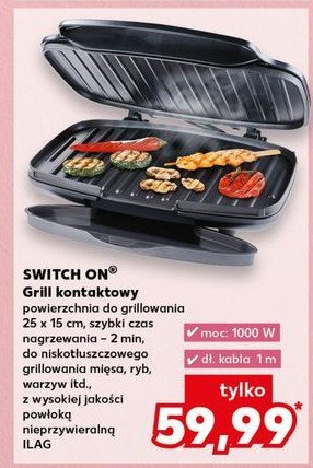 Gril kontaktowy 1000w Switch on promocja