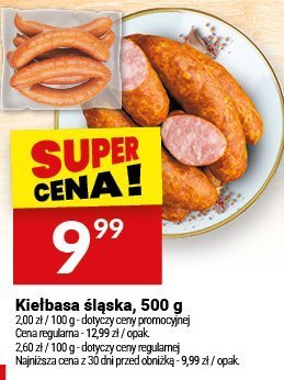 Kiełbasa śląska, 500 g promocja w Twój Market