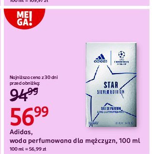 Woda toaletowa Adidas men champions league star edition Adidas cosmetics promocja