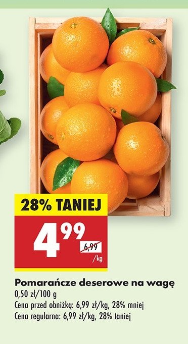 Pomarańcze deserowe promocja w Biedronka