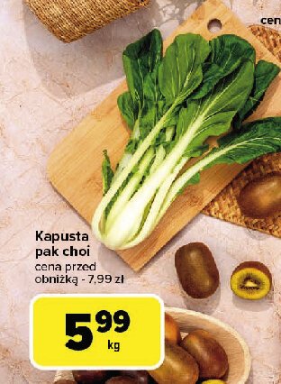 Kapusta pak choi promocja