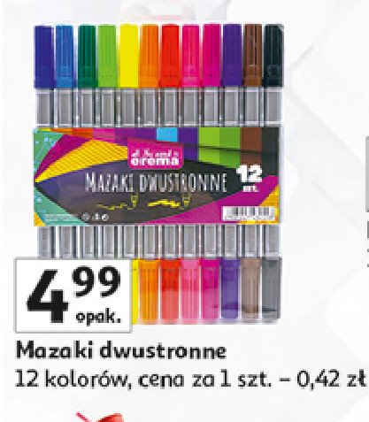 Mazaki dwustronne Erema promocja