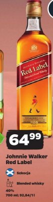 Blended whisky Johnnie Walker Red Label promocja w Netto