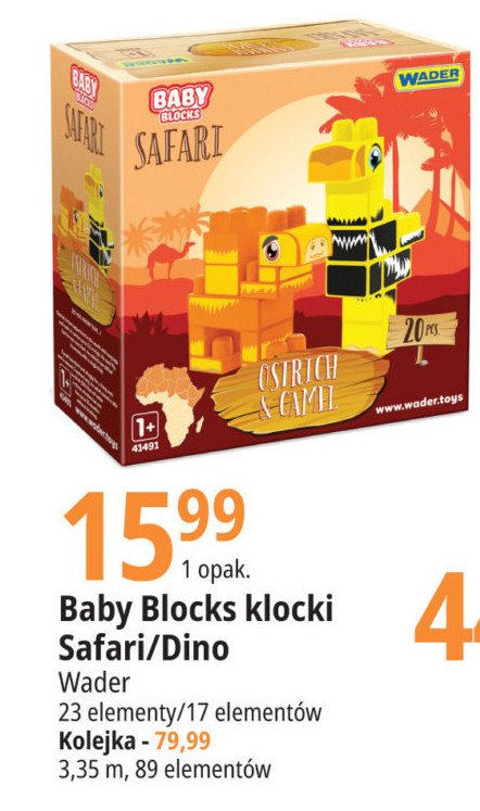 Klocki dino Wader promocja