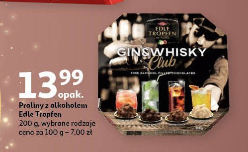 Praliny z alkoholem ging&whisky Edle tropfen promocja w Auchan