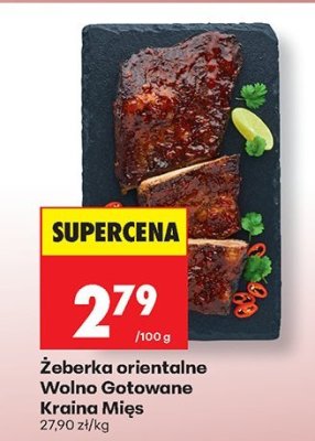 Żeberka orientalne Wolno Gotowane  promocja w Biedronka