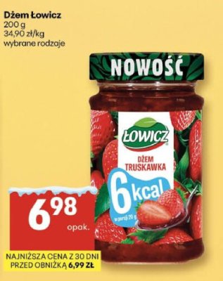 Dżem Łowicz truskawka promocja w Delikatesy Centrum